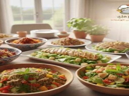 أفكار سلطات للعزومات والمناسبات الفخمة