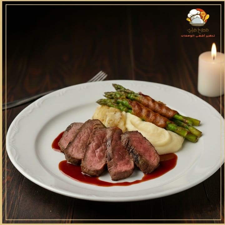 شرائح اللحم المشوية بلمسة المطاعم - أفكار عشاء رسمي للضيوف